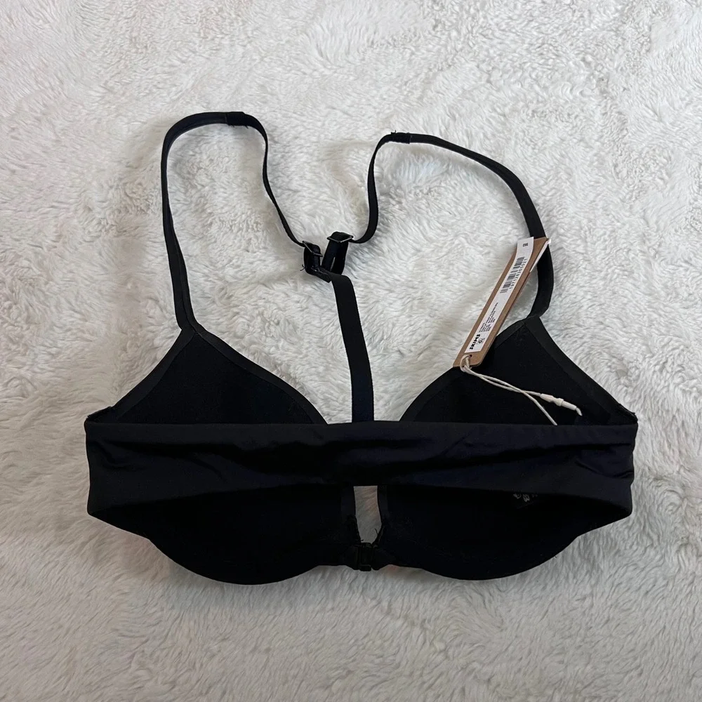 SKIMS Ultimate Push Up Front Closure‎ Bra Onyx Black BA-PLG-4376 Womens 30B NWT - Picture 5 of 11